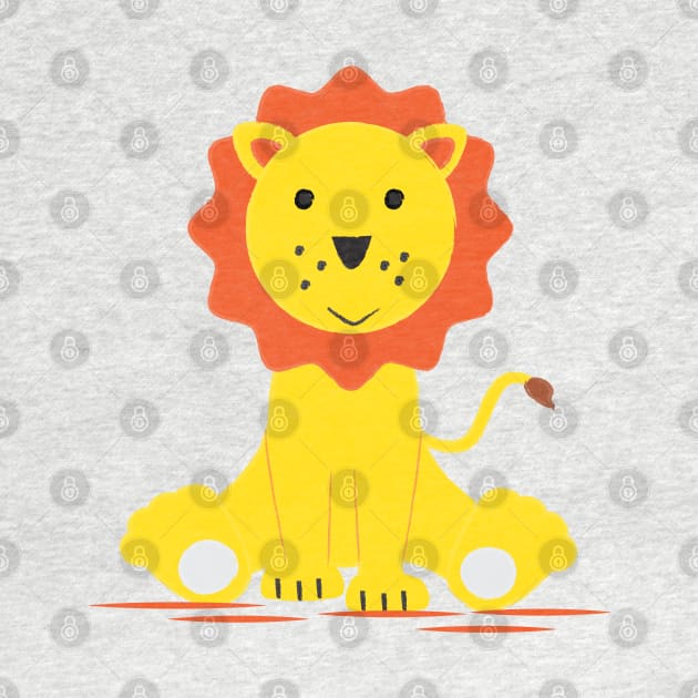 Cute lion by grafart